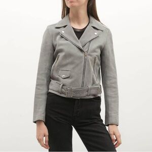 Sandro grey suede jacket